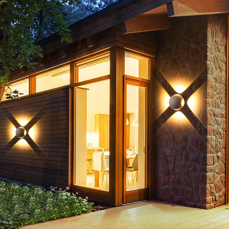 applique murale led moderne pour intérieur et extérieur - vue 7 sur 12