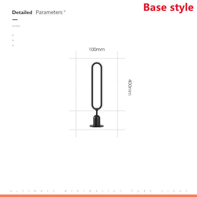 lampe LED extérieure ronde minimaliste pour jardin et allée