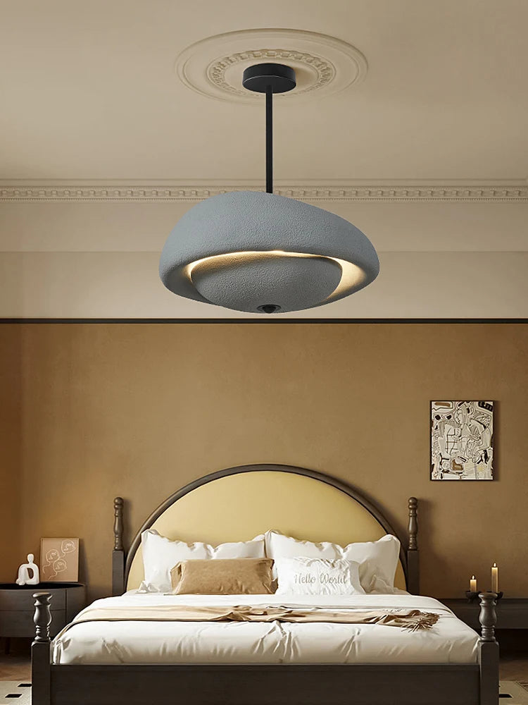 lustre moderne wabi-sabi design pour atmosphère créative et décorative - vue 4 sur 8