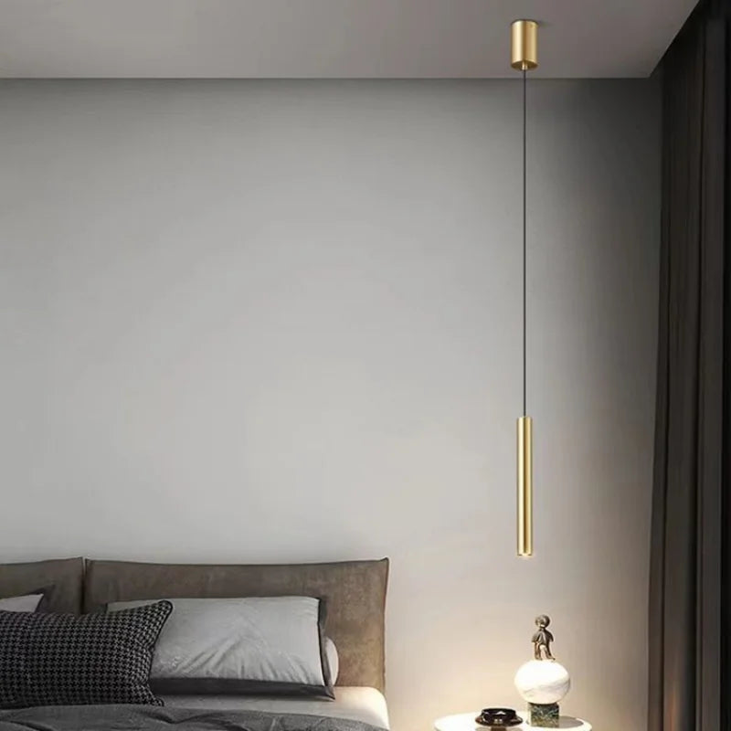 Luminaire suspendu à Long Tube Led moderne - vue 7 sur 14