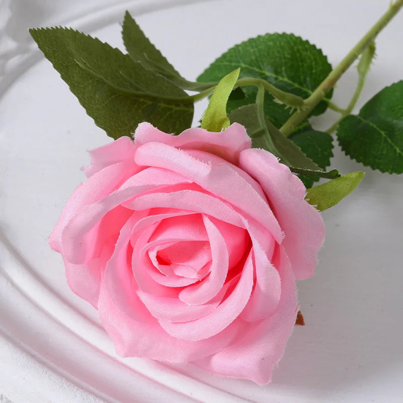 rose artificielle en soie pour décoration de mariage et événements - vue 23 sur 28
