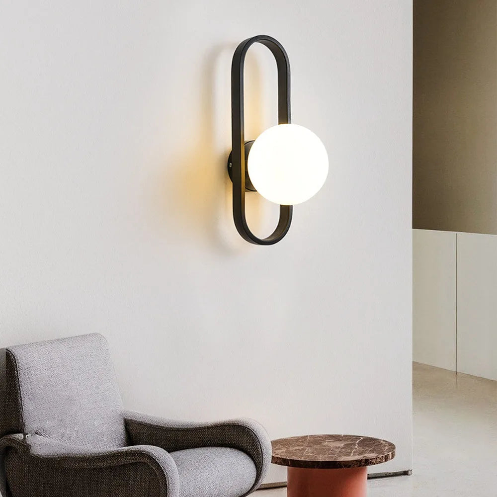 E27 applique murale LED lampes de luxe minimalistes modernes pour salon chambre lampe de chevet applique luminaire intérieur wandlamp - vue 3 sur 12