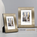 cadre photo moderne en bois massif pour bureau