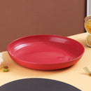 Ensemble 4 assiettes creuses plastique incassable motif blé