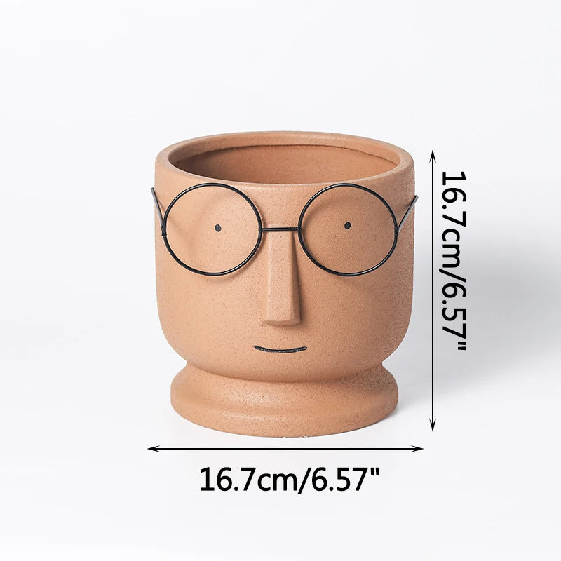 pot à fleurs en céramique mignon design nordique intérieur - vue 10 sur 22