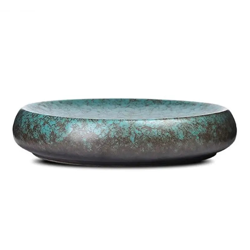 Assiettes plates ceramique style retro kiln sushi dessert - vue 7 sur 8