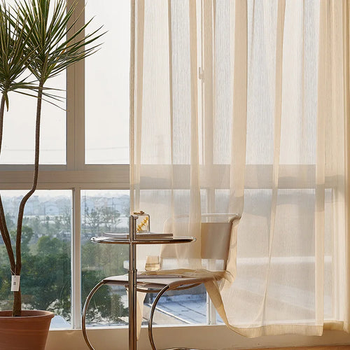 Voilage rideau français léger pour salon chambre balcon