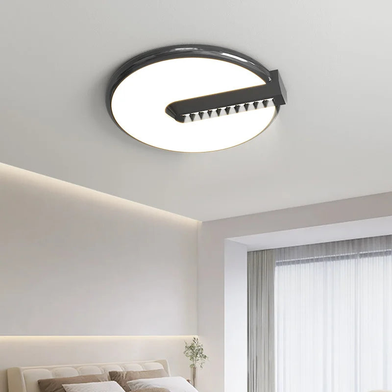 plafonnier led moderne avec télécommande pour décoration - vue 7 sur 12