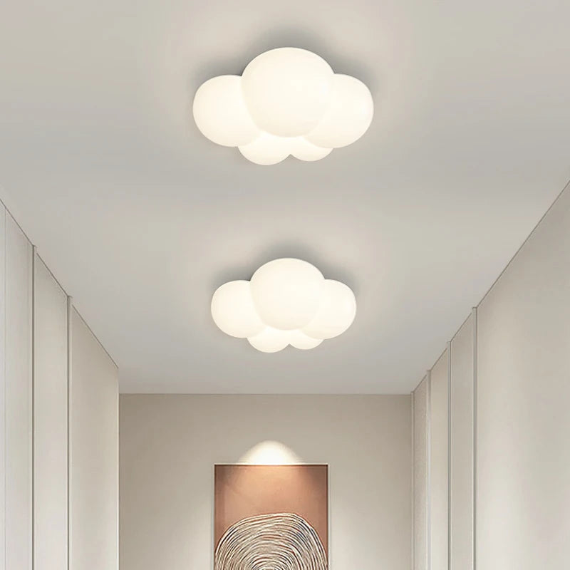 applique murale nuage blanche lampe enfant design moderne et chaleureux - vue 6 sur 9