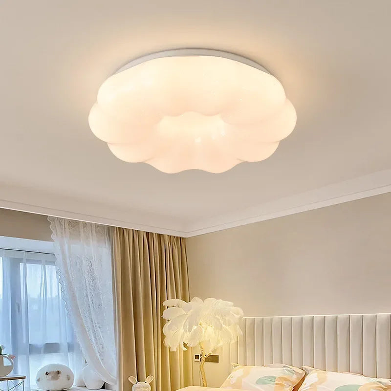 plafonnier led moderne en forme de nuage décoratif intérieur - vue 6 sur 12