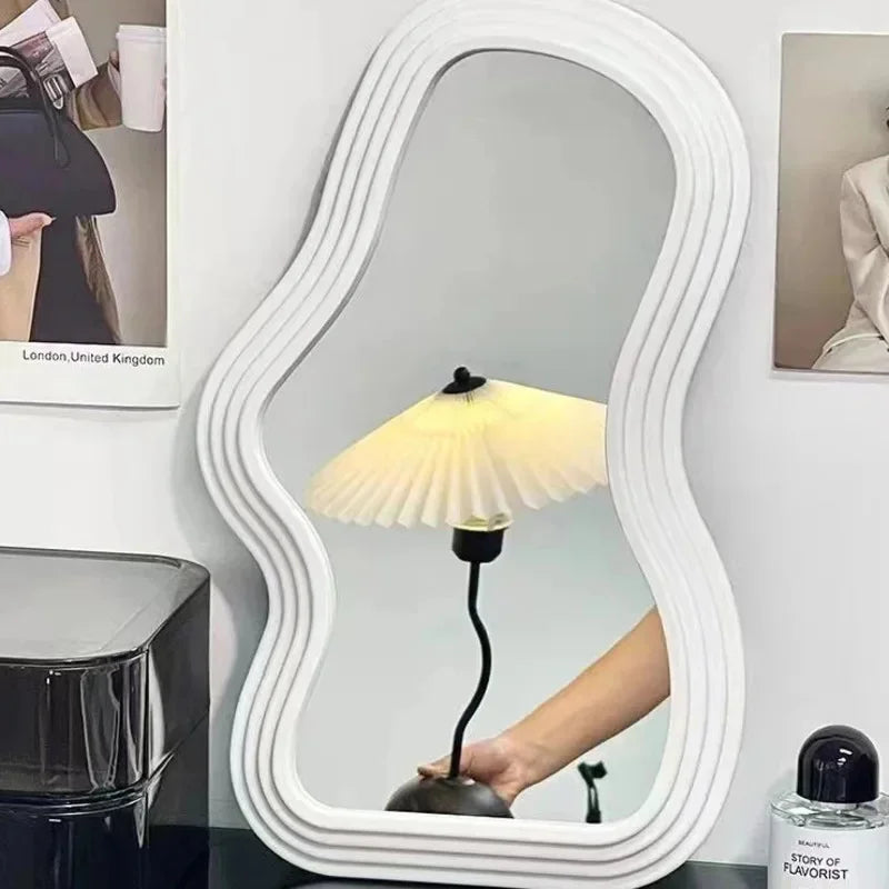 miroir nuage kawaii sur pied pour maquillage et décoration - vue 5 sur 12
