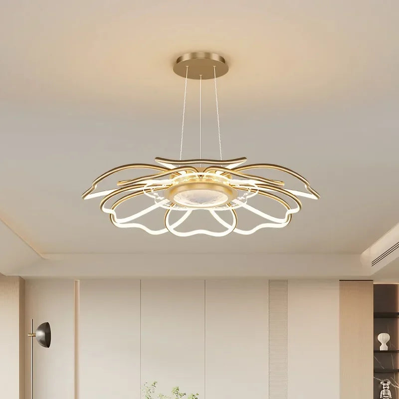 suspension moderne à led pour décoration intérieure élégante