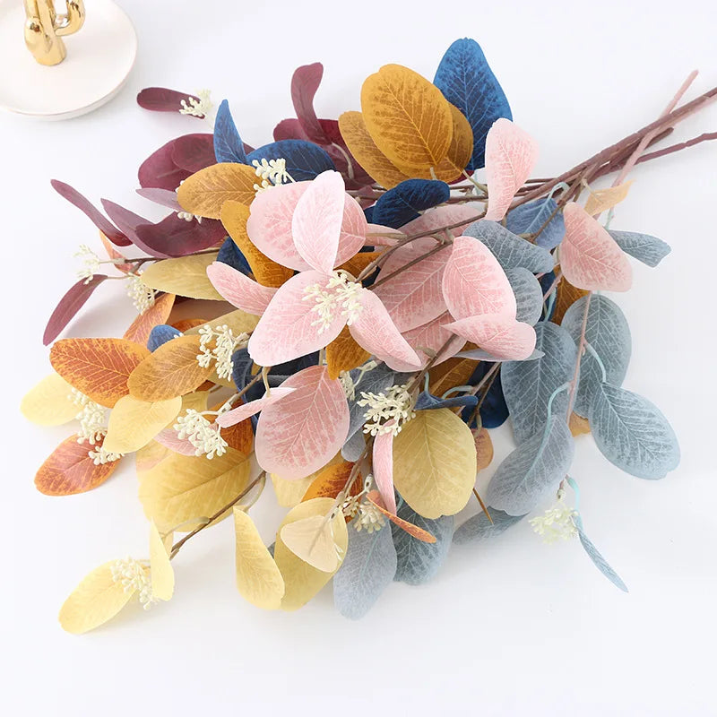 plantes artificielles eucalyptus avec fruits pour décoration moderne - vue 4 sur 12