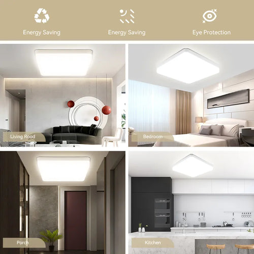 Plafonnier LED carré
