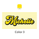 serviette de plage personnalisée rayures style retro