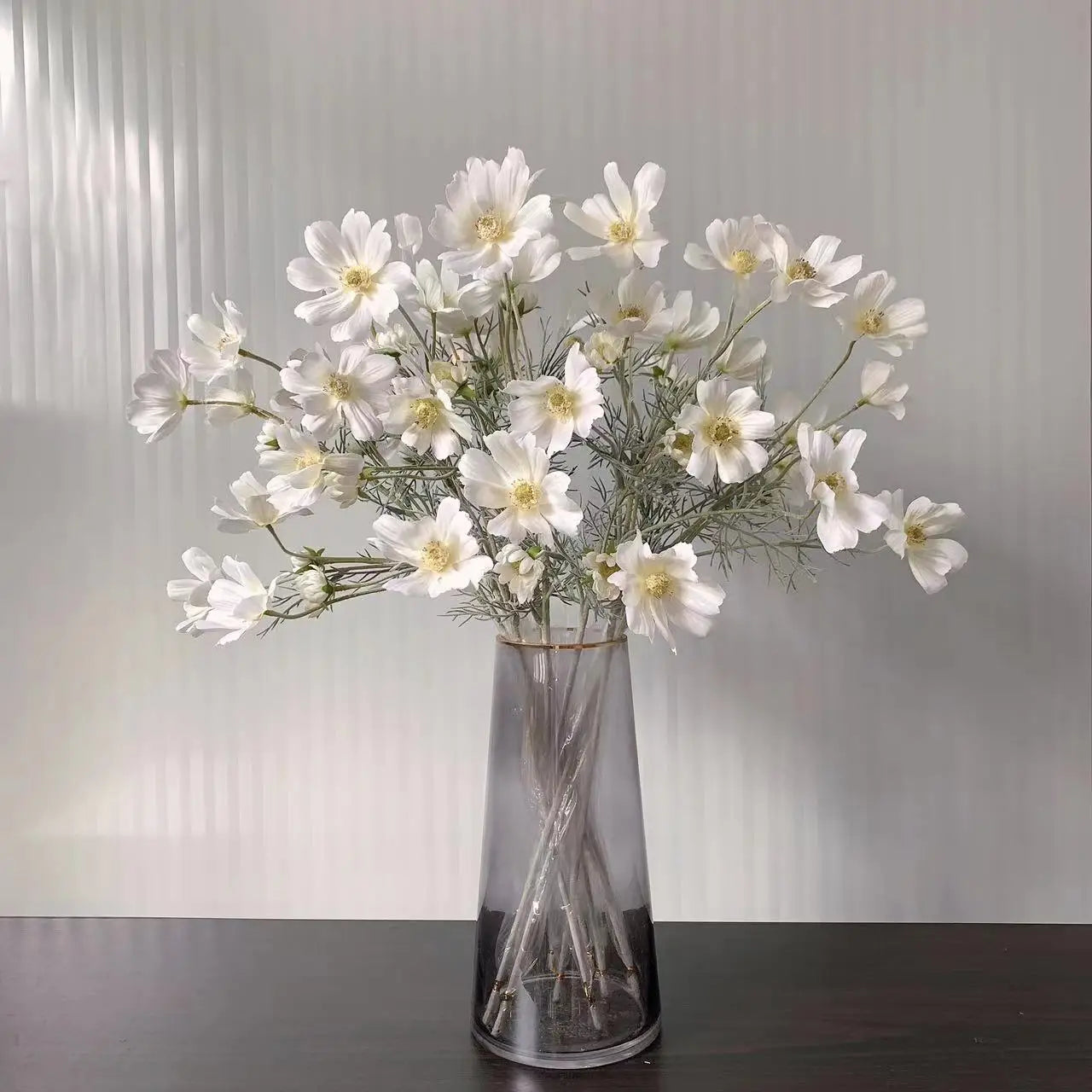 fleur artificielle marguerite blanche pour décorations et cadeaux - vue 5 sur 24