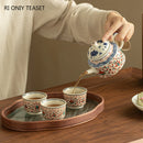 Theiere chinoise ceramique 240ml filtre portable artisanale