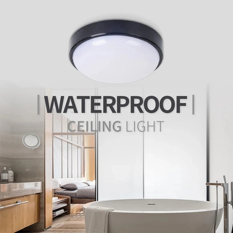 plafonnier étanche pour intérieur et extérieur design moderne