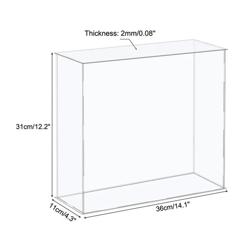 vitrine en acrylique pour objets de collection et organisation