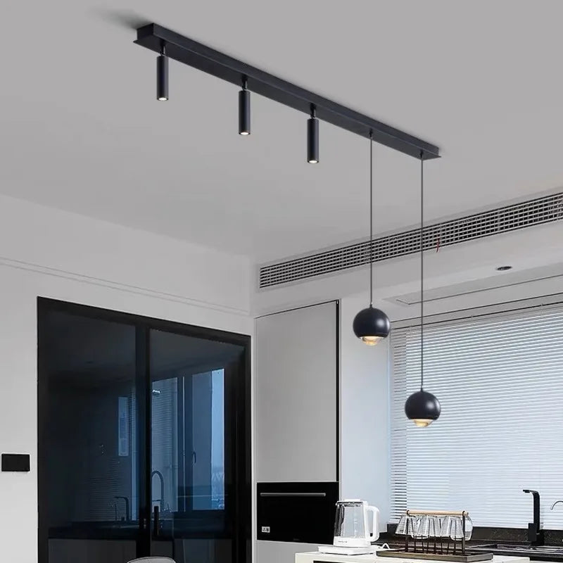 lustres à led modernes minimalistes pour décoration intérieure élégante