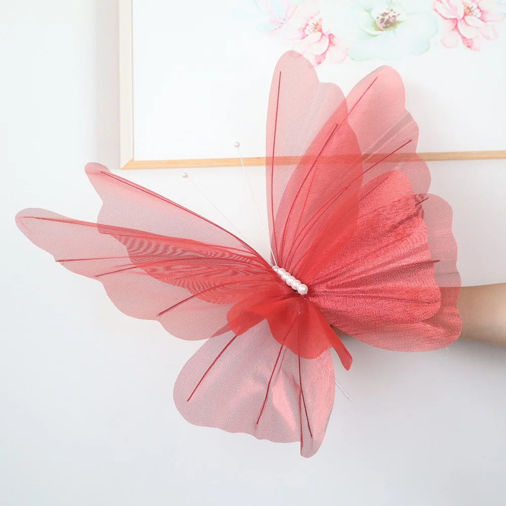 décoration papillons géants pour baby shower mariage anniversaire - vue 12 sur 19