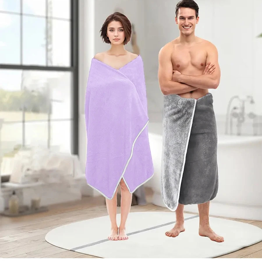 Serviette de bain polaire douce sechage rapide anti sable - vue 3 sur 7