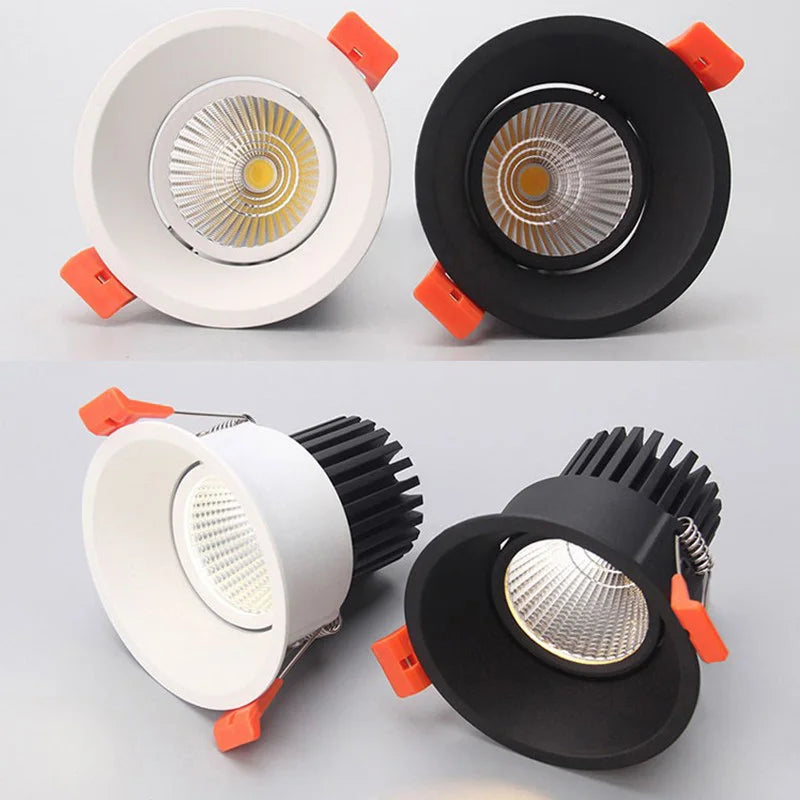 spot led encastrable rond à intensité variable pour décoration intérieure - vue 5 sur 8