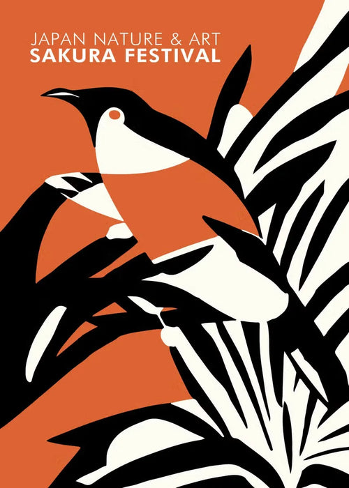 affiches vintage japonaises peinture toile nature mont fuji art mural