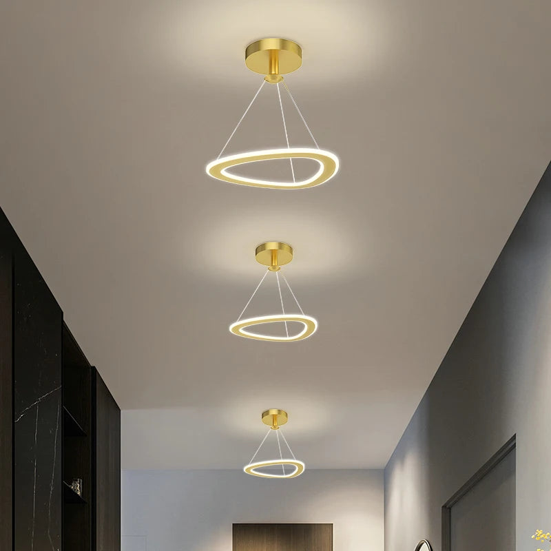 lustre nordique simple pour balcon bar restaurant led - vue 7 sur 21