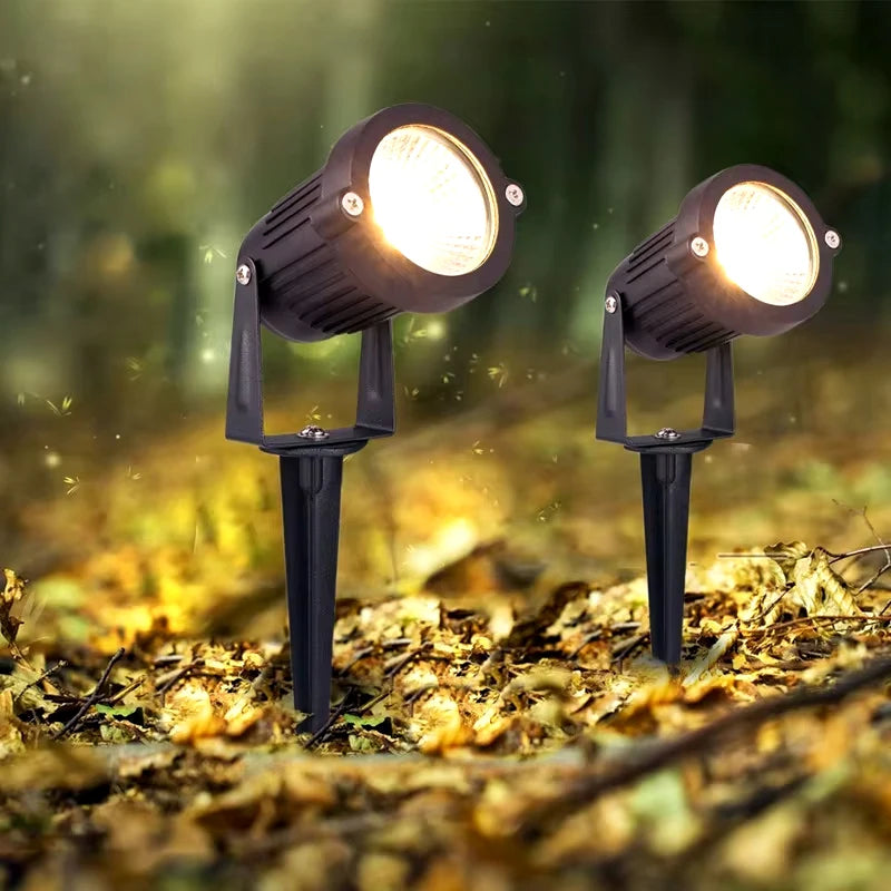 lampe de jardin led étanche pour éclairage extérieur - vue 4 sur 10