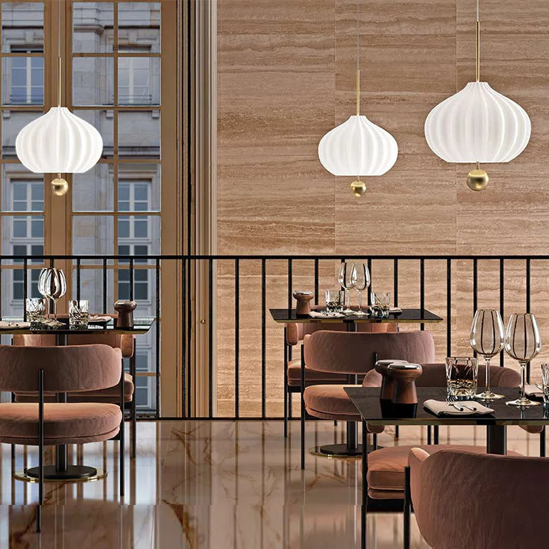 lampe suspendue moderne en verre avec fil réglable en métal