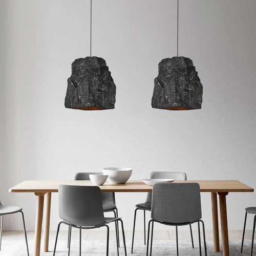 lustre nordique fait main imitation pierre style wabi sabi