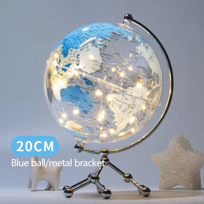 guirlande lumineuse globe étoilé à piles pour décoration - vue 4 sur 11