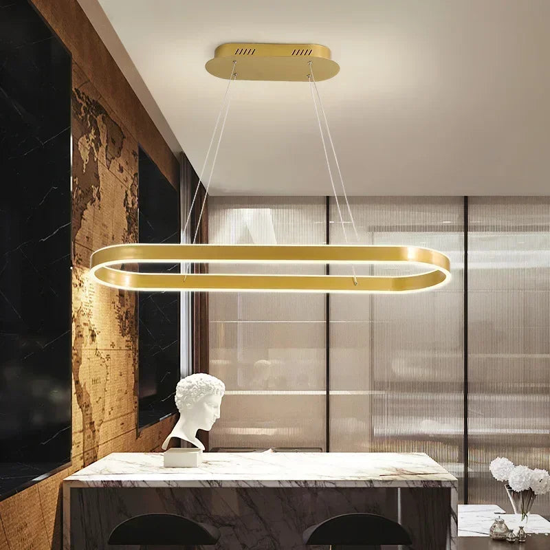 suspension à led moderne pour décoration intérieure élégante - vue 3 sur 19
