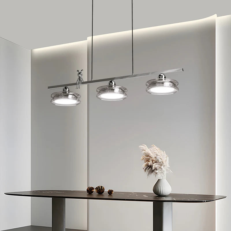 suspension minimaliste italienne pour éclairage intérieur moderne - vue 6 sur 14