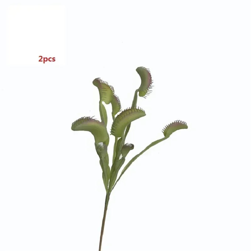 plante artificielle attrape-mouches décoration tropicale pour bureau