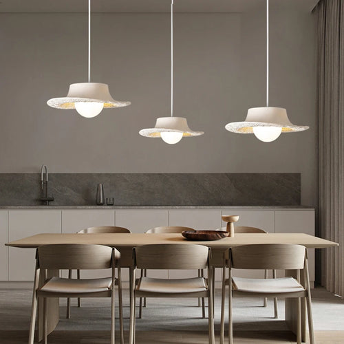 suspension led style wabi sabi nordique simple pour restaurant