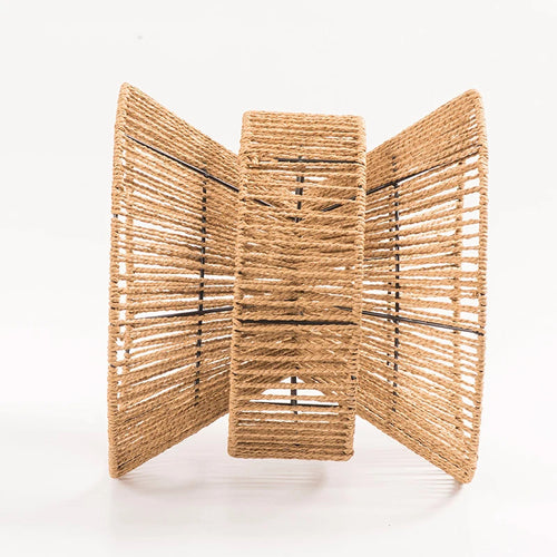 Lustre en corde de papier de Style japonais Wabi-sabi