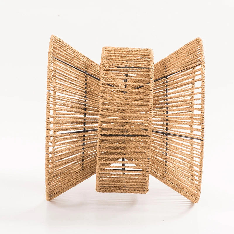 Lustre en corde de papier de Style japonais Wabi-sabi - vue 5 sur 6