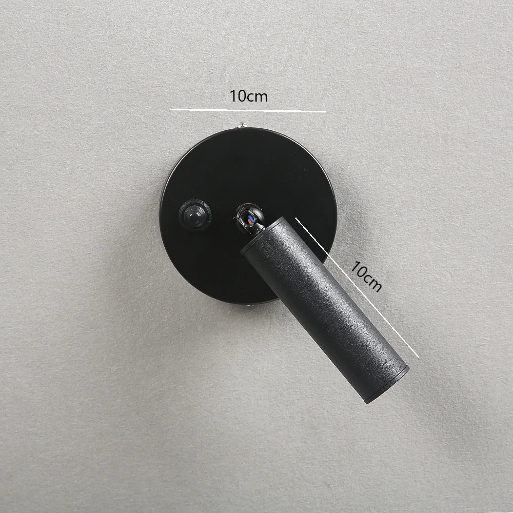 applique murale led rotative pour lecture et ambiance - vue 8 sur 8
