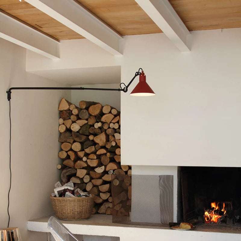applique murale rétractable moderne pour lecture et éclairage ajustable - vue 4 sur 10