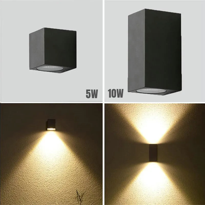 Applique murale LED 5W extérieure réglable pliante étanche IP65 - vue 11 sur 15