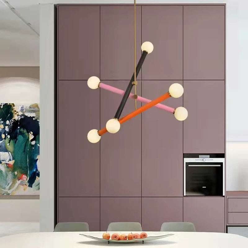 lustre design minimaliste art déco éclairage suspendu