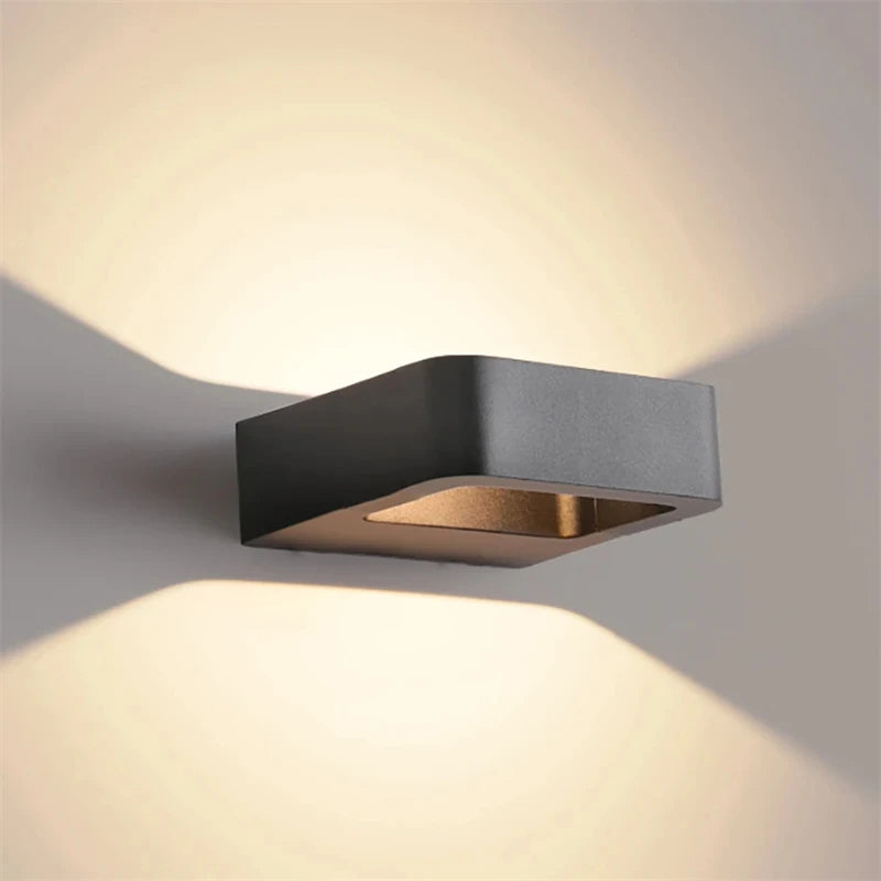 applique murale extérieure led moderne étanche design décoratif - vue 8 sur 7