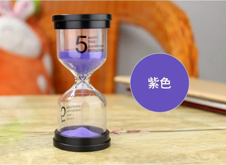 montre de sable sablier horloge de cuisine décoration cadeau pour enfants - vue 11 sur 11