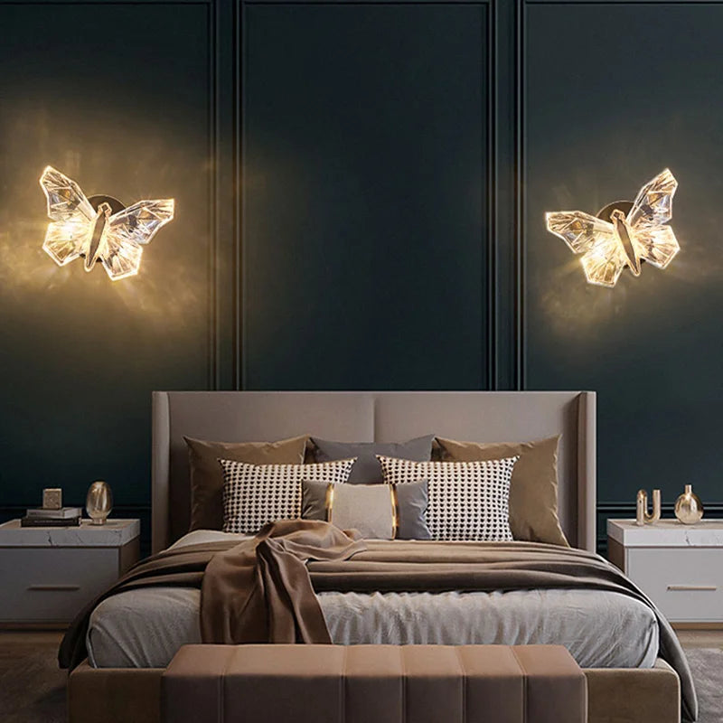 Applique murale LED papillon nordique - vue 4 sur 9