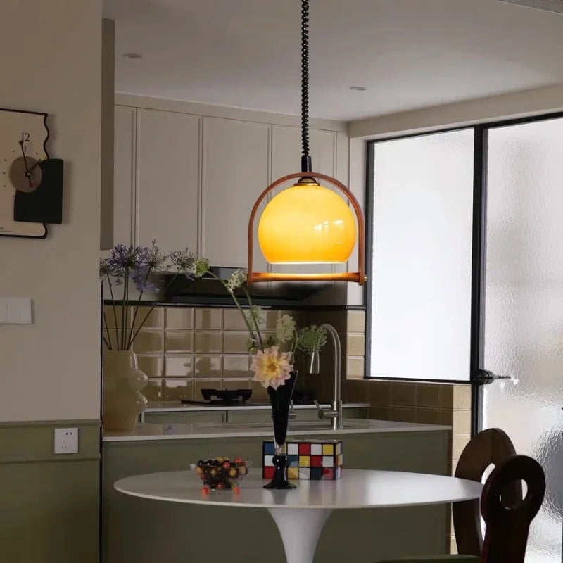 lustre en verre médiéval pour éclairage suspendu décoratif - vue 5 sur 7