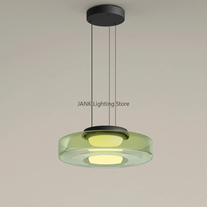 Suspension en verre minimaliste design style italien - vue 7 sur 24
