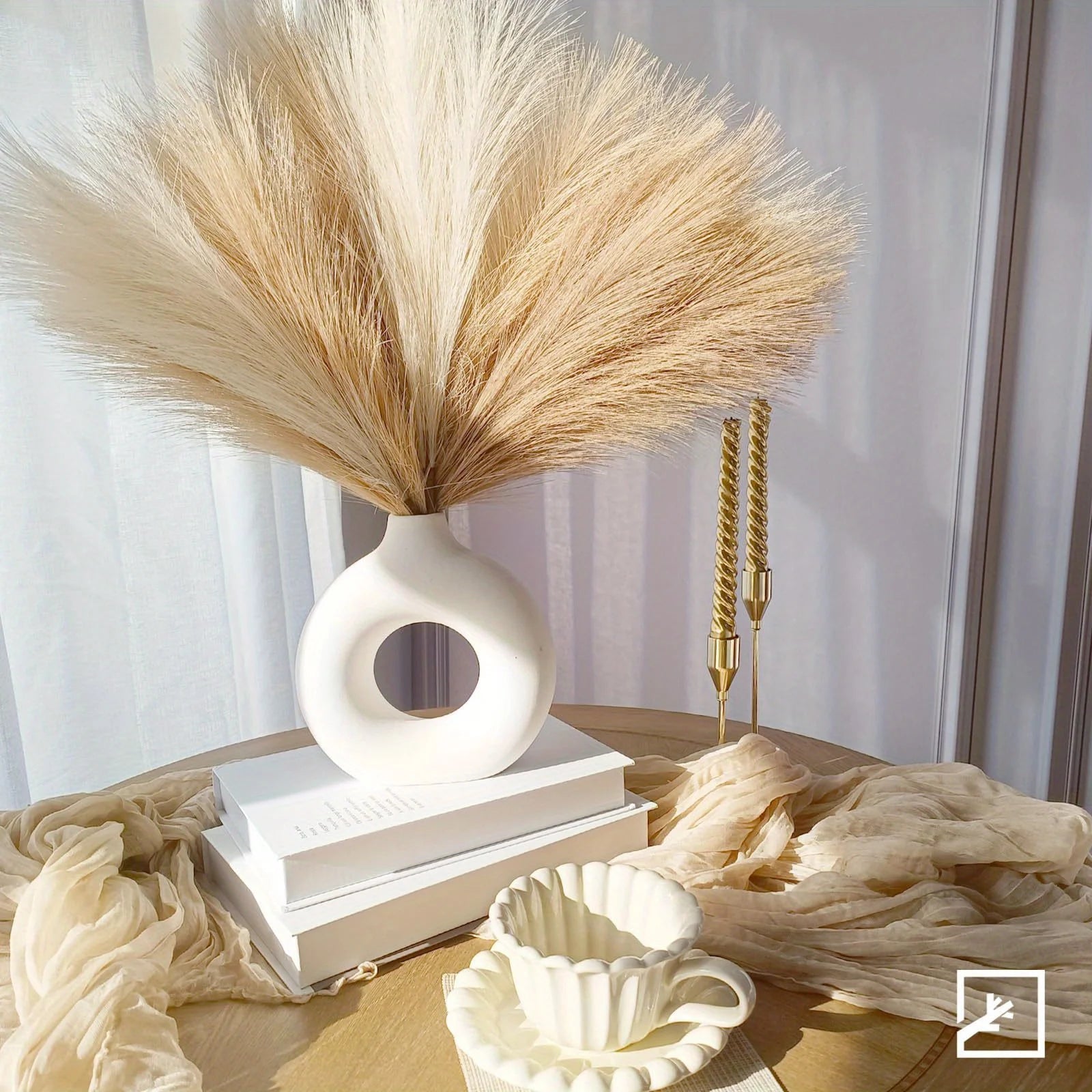 lot de 6 fleurs artificielles pour décoration de table et événements - vue 5 sur 11