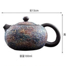 Théière xishi artisanale céramique style rétro chinois coffret